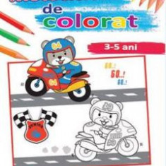 Motociclete de colorat 3-5 ani