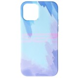 Husa Silicon Watercolor Winter Snow pentru Apple iPhone 12
