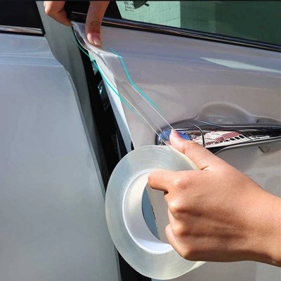 Folie transparenta protectie auto NANO rola 10cm x 5 metri foto