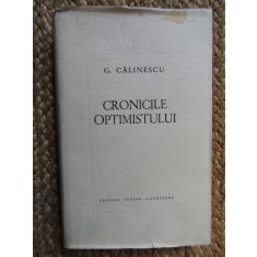 G. Calinescu - Cronicile optimistului