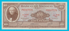 Mexic 100 Pesos1973 &amp;quot;Hidalgo&amp;quot; UNC seria P0247578 foto