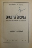 EVOLUTIA SOCIALA - NOUI PRINCIPII SI ASPECTE CONCRETE dE VINCENZO DE RUVO , 1944