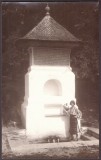 3221 - CURTEA de ARGES, Fantana lui Manole - old pc. real Photo - used - 1933