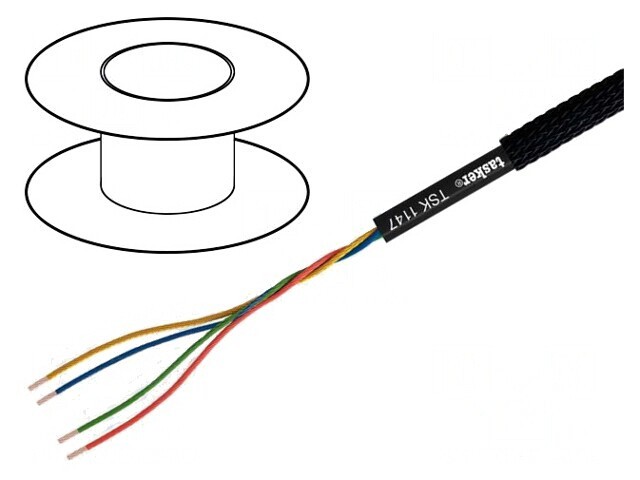 Cablu Audio pentru Căști, Negru, 100m