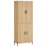 Cumpara ieftin Dulap inalt, stejar sonoma, 69,5x34x180 cm, lemn compozit