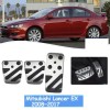 Set pedale inox pt Mitsubishi Lancer, Outlander, Pajero, ASX, Eclipse