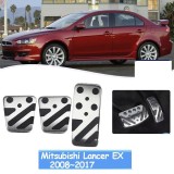 Set pedale inox pt Mitsubishi Lancer, Outlander, Pajero, ASX, Eclipse