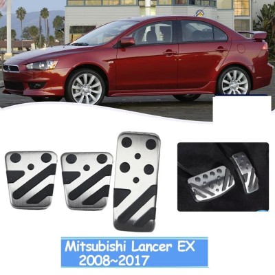 Set pedale inox pt Mitsubishi Lancer, Outlander, Pajero, ASX, Eclipse foto