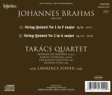 Brahms: String Quintets | Takacs Quartet, Lawrence Power