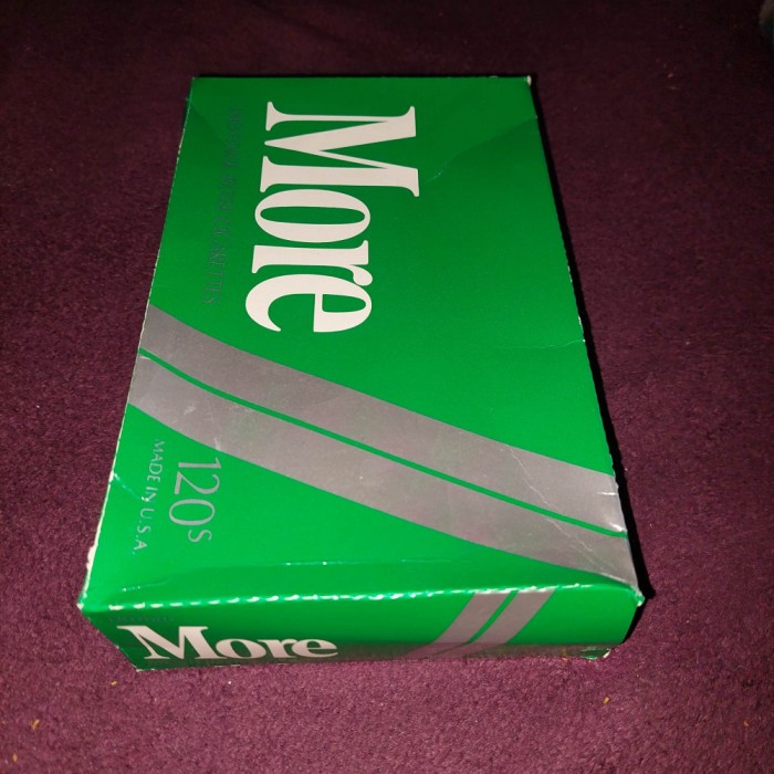 Reclama veche,Cartus vechi TIGARI"MORE"menthol FILTER CIGARETTES 120s