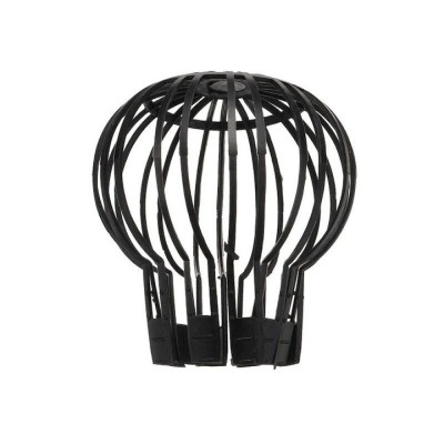 Parafrunzar pentru scurgere jgheab, 90-125 mm, material plastic, negru foto