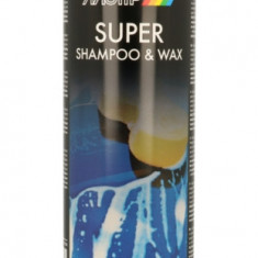 Sampon Auto cu Ceara Motip Super Shampoo and Wax, 500ml