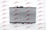 Radiator Toyota Starlet 89-96, Starlet 96-99, motor: 1.5 D, 638x327x26, SRLine, Aluminiu/ Plastic brazat, 1640011681; 164001B020