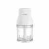 Tocator legume-fructe Zilan Floria, putere 200 W, capacitate vas 500 ml, cutit inox, Alb