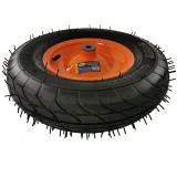Roata Roaba 15&rdquo; X 4 &ndash; 8, Ax D14 X 100 Mm, Bucsa Otel, Tepi