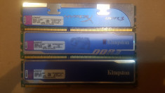 Memorie Ram 6GB DDR3 radiator Kit (2 x 3GB ) Kingston HyperX foto