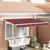 vidaXL Cortina Retractabilă Burgundy 300 x 200 cm Aluminiu și țesătură 3329523