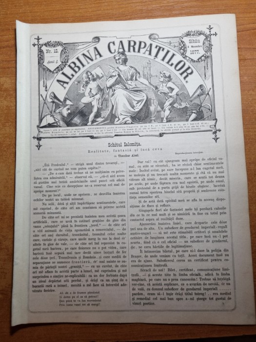albina carpatilor 3 noiembrie 1877-schitul ialomita,razboiul de independenta