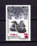 Cumpara ieftin RO 2000 , LP 1506 ,&quot;Fauna 1996 - supra. &quot;sarpe/cupa&quot;&quot; ,serie ,MNH