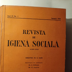 REVISTA DE IGIENA SOCIALA 1934-11 NUMERE( LIPSA NR.12 DECEMBRIE)-X1.
