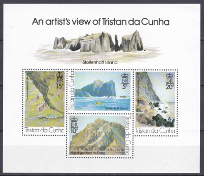 DB1 Pictura Tristan da Cunha 1980 MS MNH foto