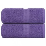 Cumpara ieftin Prosoape de săpun 2 buc Violet 30x30 cm 360 g/m&sup2; 100% bumbac