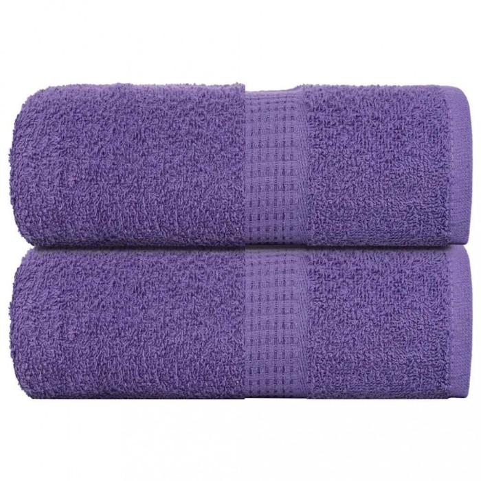 Prosoape pentru oaspeți 2 buc Violet 360 g/m&sup2; 100% bumbac