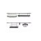 Set organizator pentru bucatarie, cu montaj pe perete, din otel, set 16 elemente, negru, Kinghoff