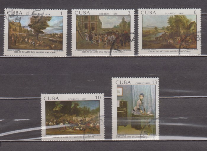 A12 S3 7 - Timbre foarte vechi - Cuba - arta - pictura