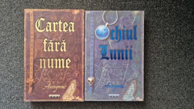 CARTEA FARA NUME + OCHIUL LUNII - Anonymous foto