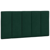 Cumpara ieftin Perna tablie de pat, Hanko, verde, 100 cm, catifea