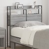 VidaXL Tăblie de depozitare Gri sonoma 90 cm Lemn compozit