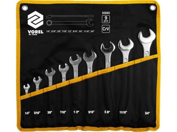 Set Chei Combinate Inch , 9 Buc