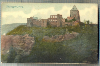 AD 316 C. P. VECHE -NIDEGGEN, BURG-GERMANIA - 1908 foto