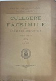 H. Dj. Siruni - Culegere de facsimile pentru scoala de arhivistica. Seria