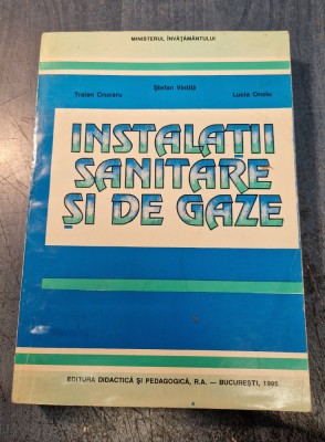 Instalatii sanitare si de gaze Traian Cruceru Vintila Onciu foto