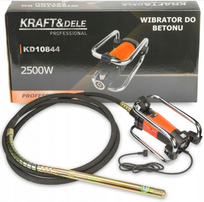 Vibrator pentru beton 2300W Lancie de 6m KRAFTDELE KD10844