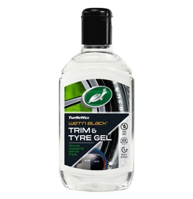 Gel intretinere si luciu anvelope si elemente palstic, aspect umed Turtle Wax Wet N Black 300ml AutoDrive ProParts foto