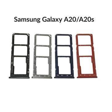 Suport SIM Samsung Galaxy A20s Verde Original foto