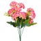 Buchet Flori Artificiale, Hortensii, Roz, 37 cm