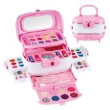 Trusa completa de machiaj pentru fetite in gentuta Dream Beauty Makeup