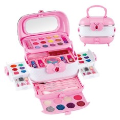 Trusa completa de machiaj pentru fetite in gentuta Dream Beauty Makeup