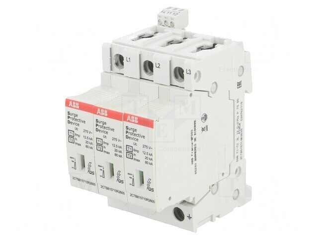 Limitator de Supratensiuni Tip 1 2 Poli 80kA