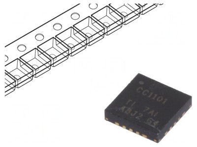 Emițător-Receptor RF 600kbps 1,8-3,6V SPI SMD QFN20 foto