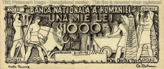 REPRODUCERI dupa PROIECTE DE BANCNOTE ROMANESTI 1921-1947 foto