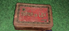 cutie din tabla vintage TUTUN DE LUX