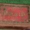 cutie din tabla vintage TUTUN DE LUX