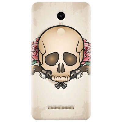 Husa silicon pentru Xiaomi Remdi Note 3, Skulls And Roses foto