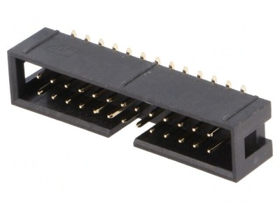 Soclu IDC Tată 26 PIN Vertical SMT 2,54mm Aurit foto