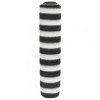Plasă protecție intimitate, antracit/alb, 1x10 m, HDPE, 75 g/m&sup2;